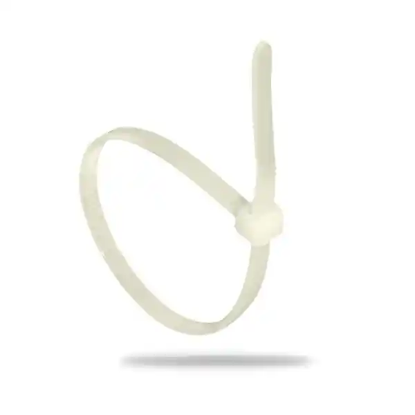 Amarre Plástico De 15 Cm Blanco 100% Nylon Marwa X 100 Unidades