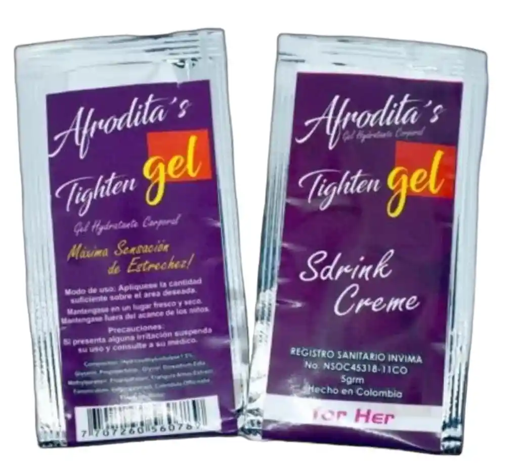 Afroditas'gel Estrechante Sachet 5ml