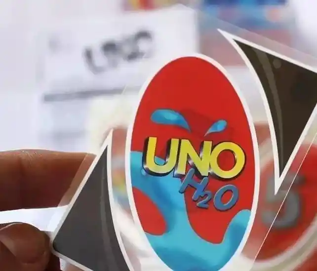 Cartas Juegos De Uno H2o Impermeables Transparentes