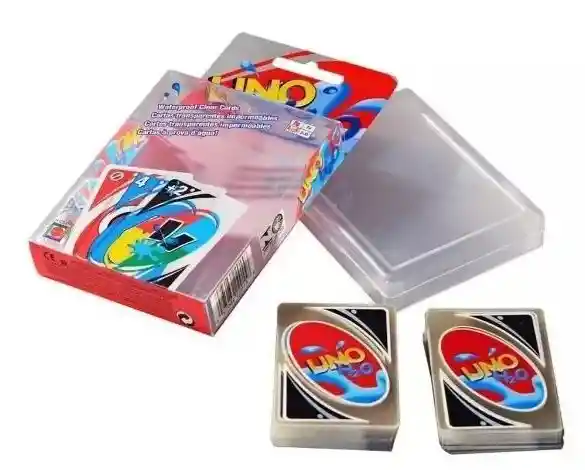 Cartas Juegos De Uno H2o Impermeables Transparentes