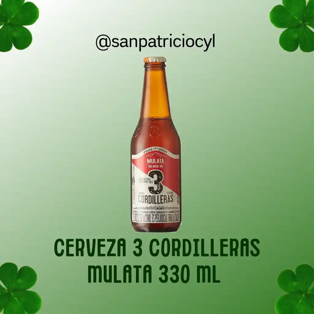 Cerveza Tres Cordilleras Mulata