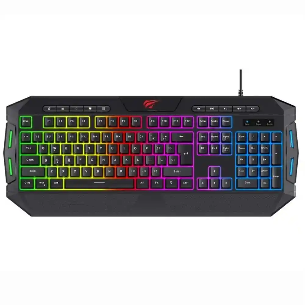 Combo 4 En 1 Gamer Teclado Mouse Diadema Padmouse Havit-501