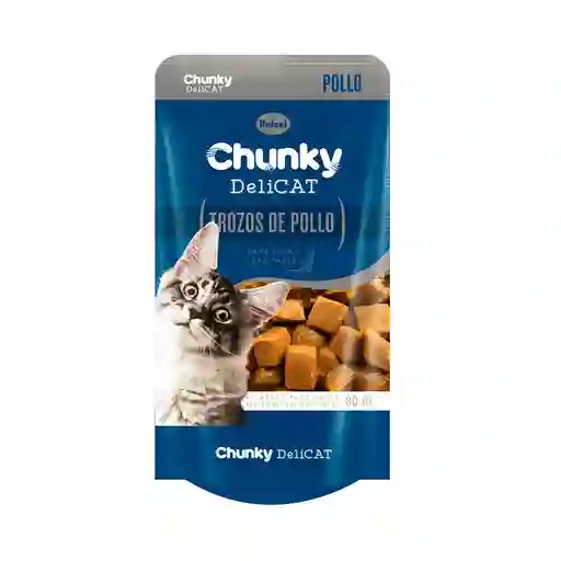 Pouch Chunky Gato Pollo 80 Gr