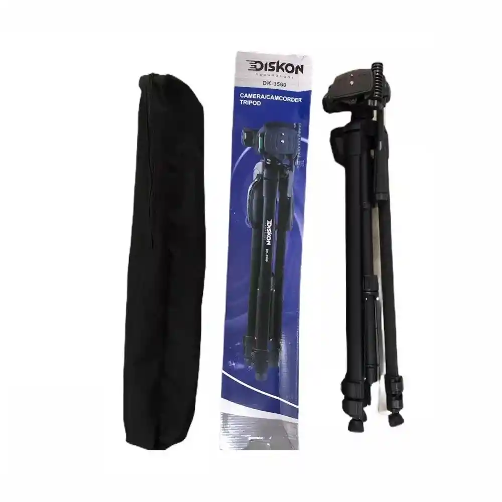 Tripode Profecional Para Camaras Diskon Dk-3560 | 1675mm