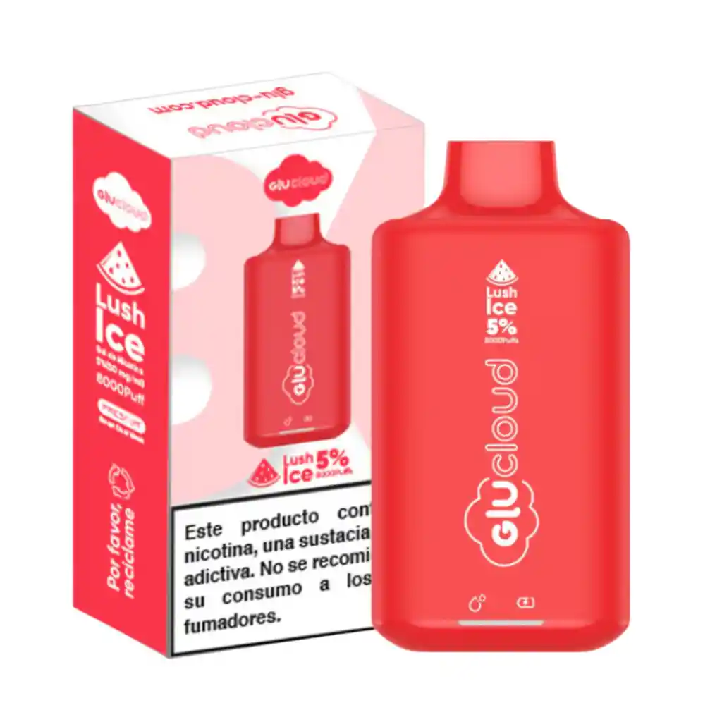 Vape Glucloud Lush Ice 8k 8000 Puffs