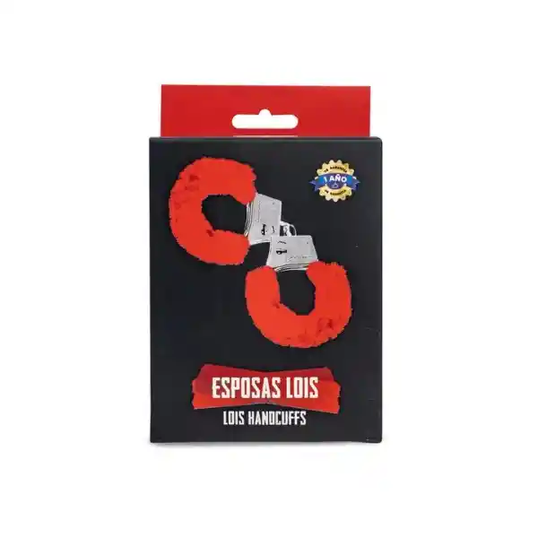 Esposas Lois Metálicas Con Peluche Negro Camtoyz