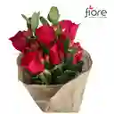 Selva Bouquet De Rosas En Yute