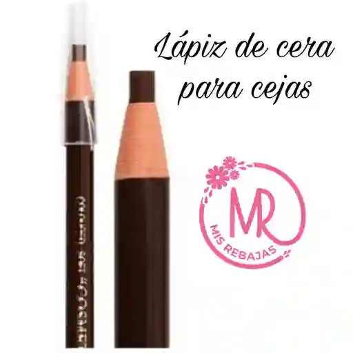 Lápiz De Cera Para Cejas En Tono Marrón Oscuro