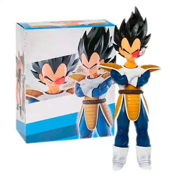  Figura Principe Vegeta 25Cm Cola Rastreador  Dragón  Ball Z 