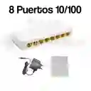 Switch 8 Puertos Lan 10/100 Mbps Pix Link