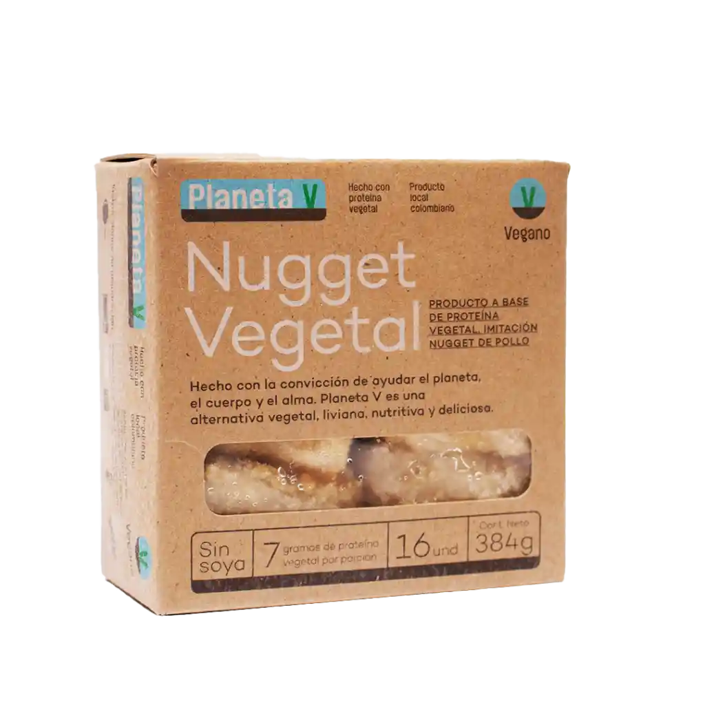 Nuggets Vegetal Vegana - Planeta V 384g