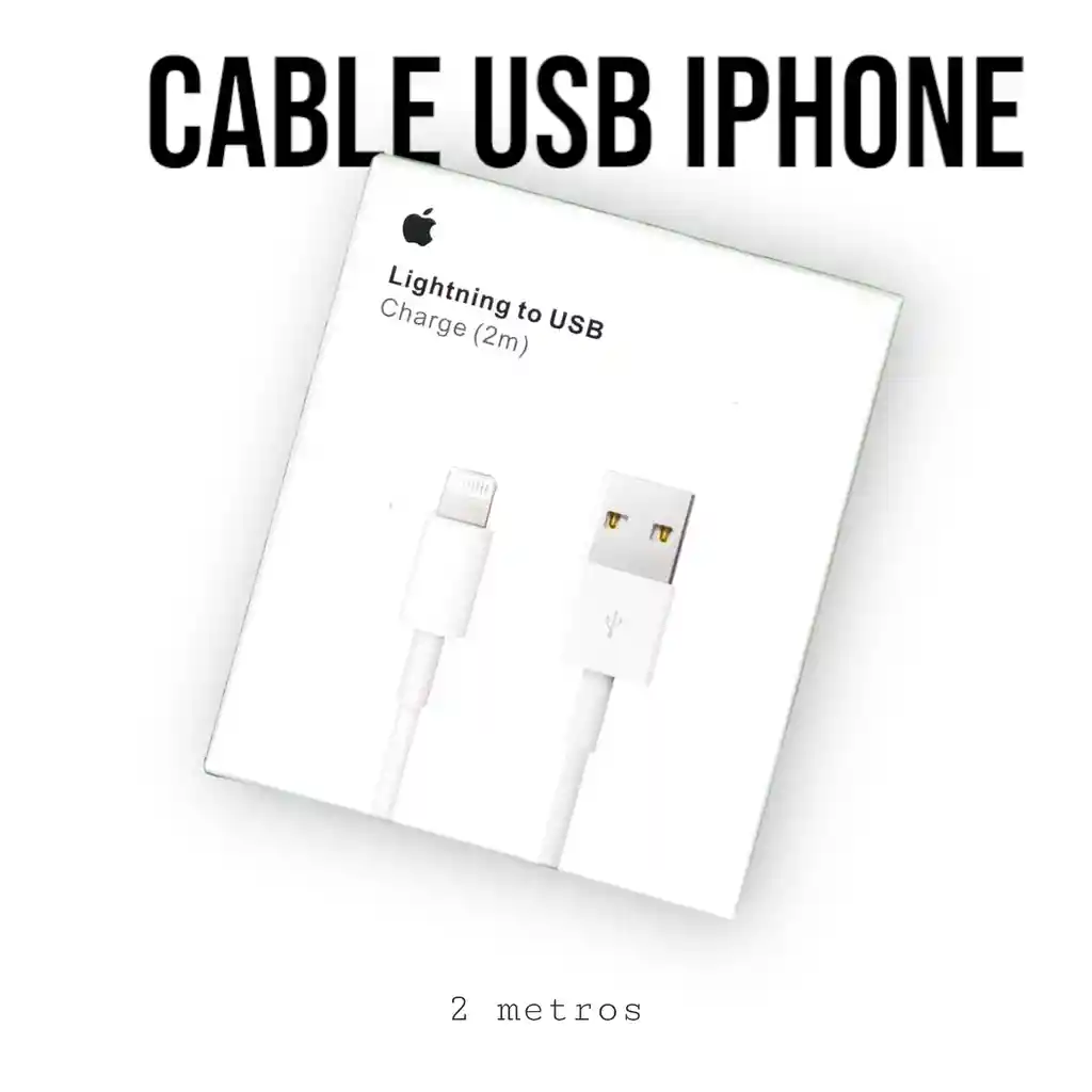 Cable Iphone Usb 2 Metros