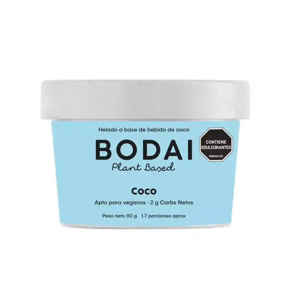 Helado Vegano Coco - Bodai 80g