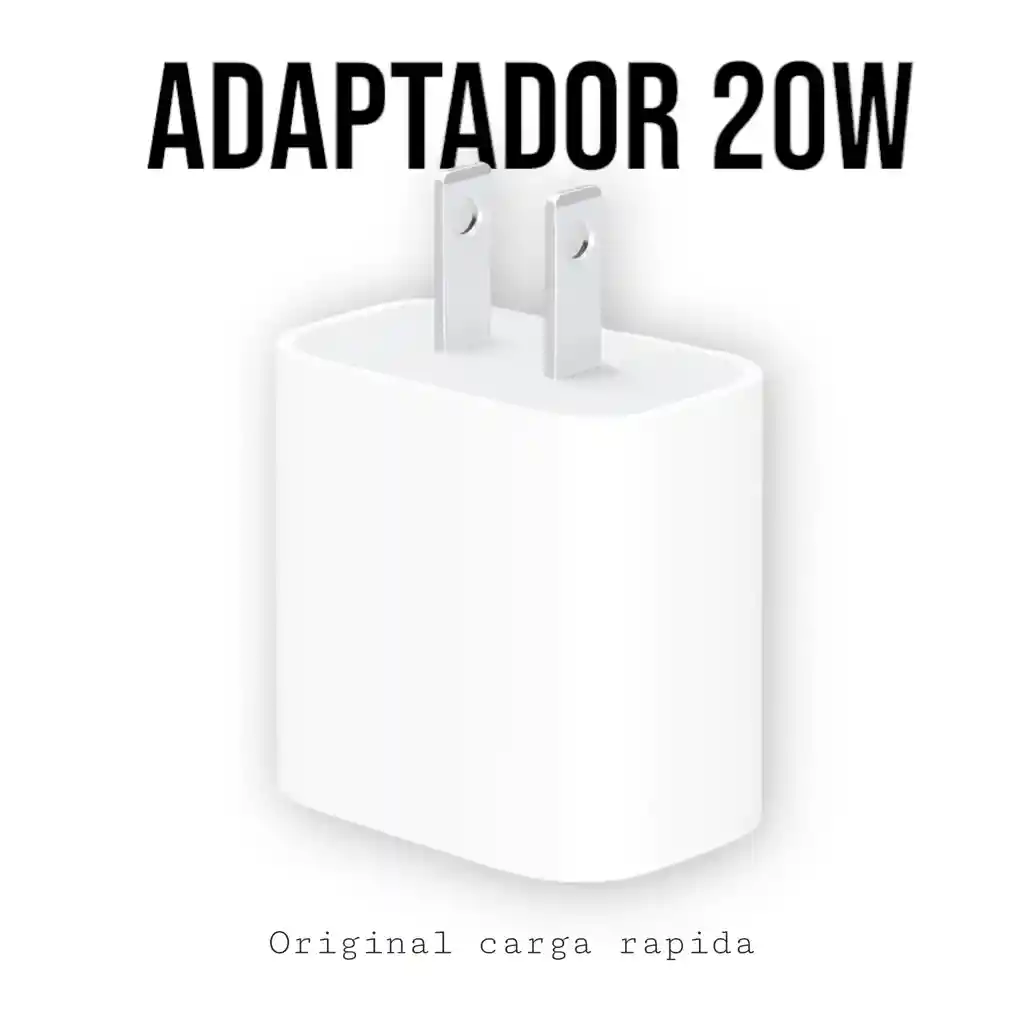 Adaptador Original 20w Iphone