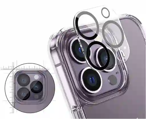  Vidrio Protector De Camara Premium Para  iPhone  13 14 Pro Max 
