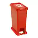 Basurero Pedal 20 Litros Rojo