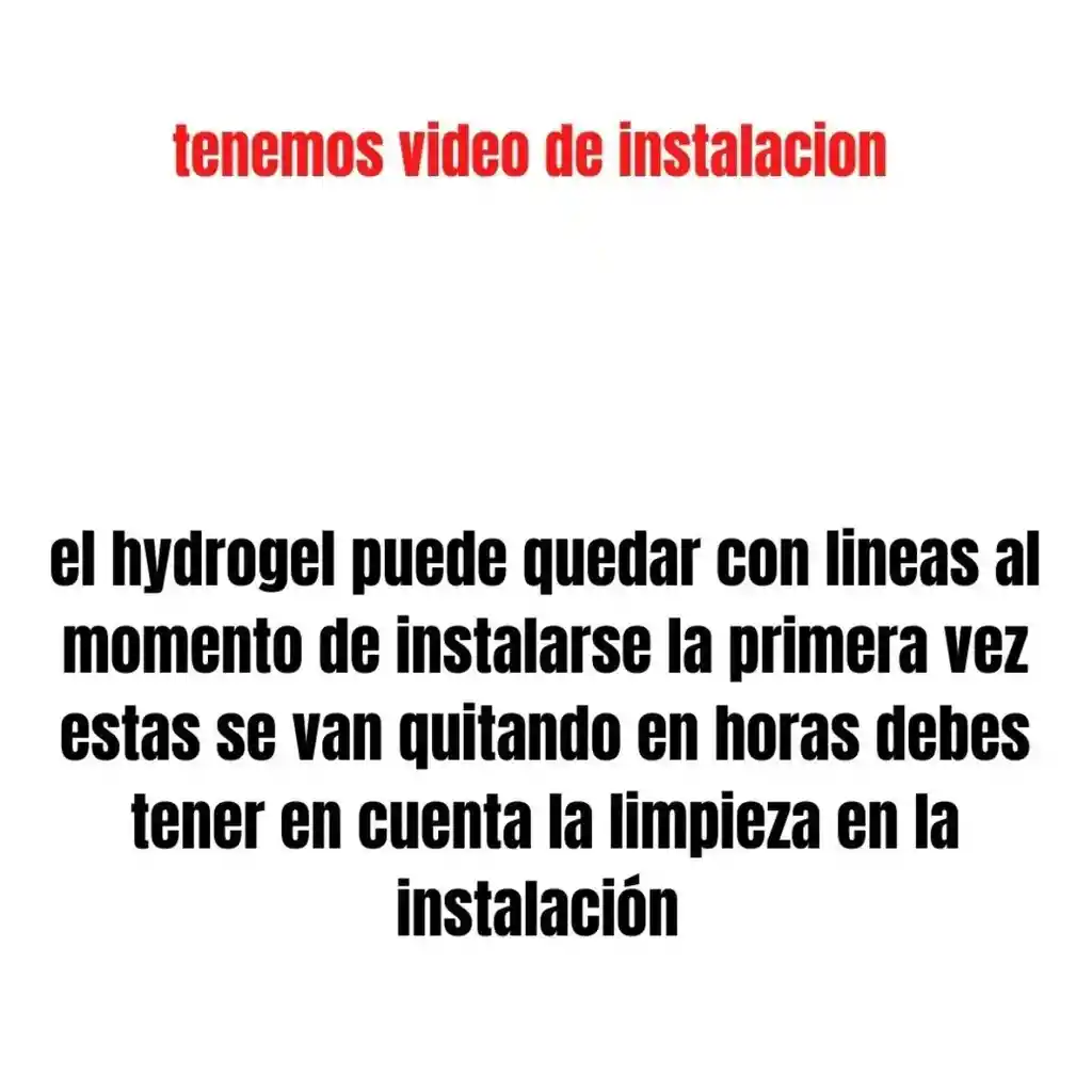 Iphone 15 Plus Protector Pantalla Hidrogel Irrompible Premium