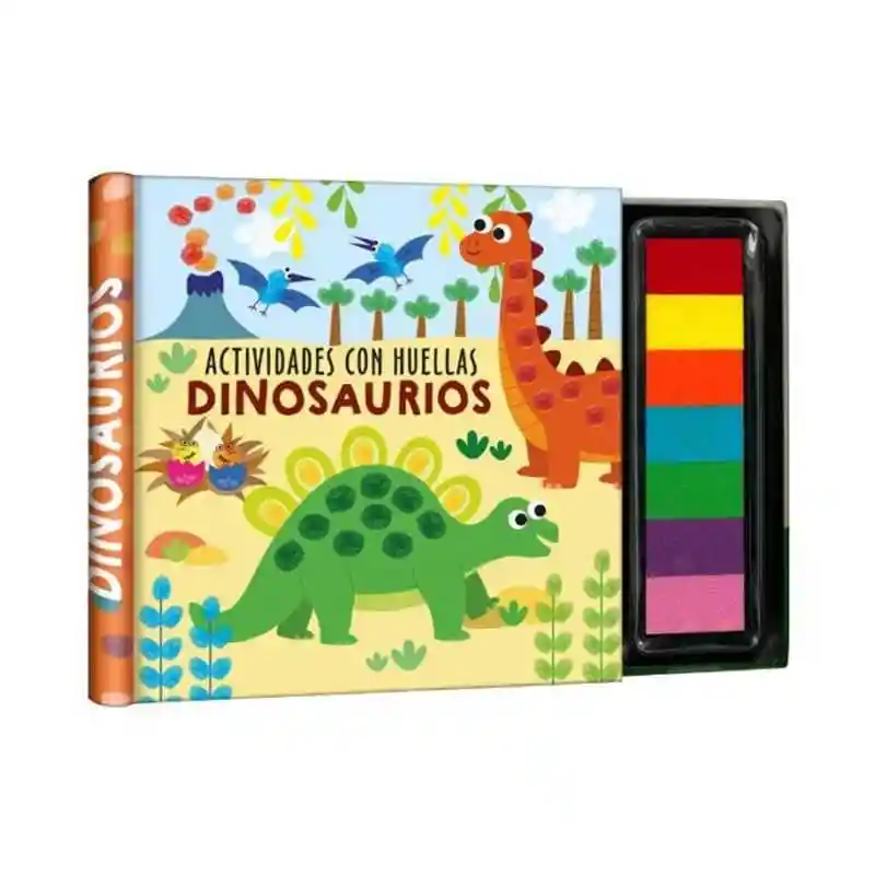 Libro Actividades Con Huellas Dinosaurios Lexus