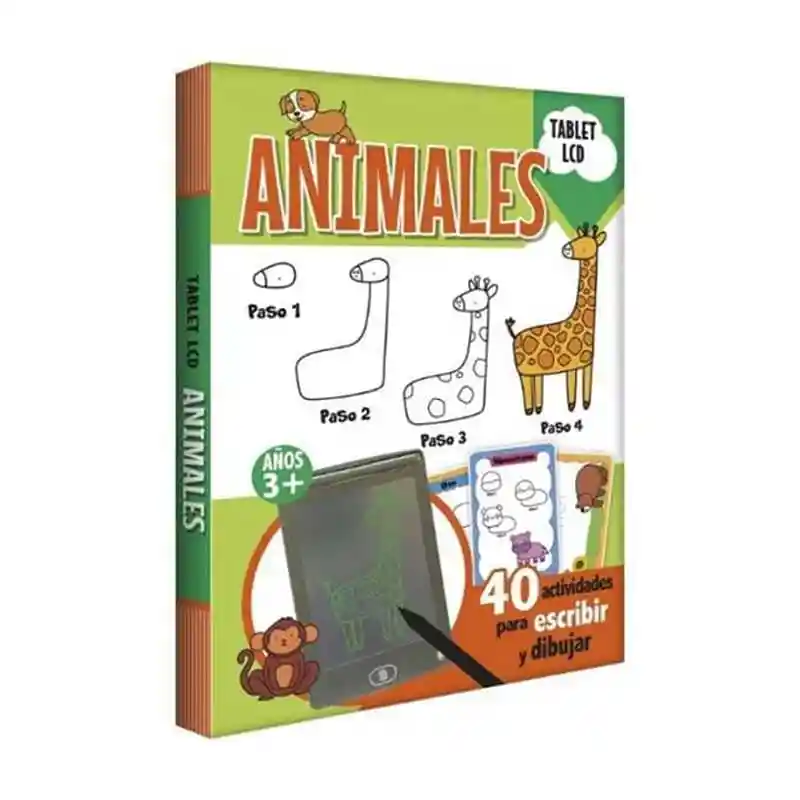 Libro Animales Tablet Lcd Lexus