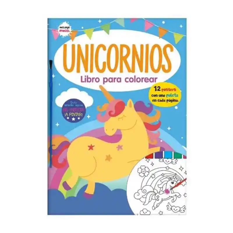 Libro Unicornios Para Colorear Lexus