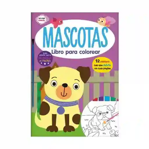 Libro Mascotas Para Colorear Lexus