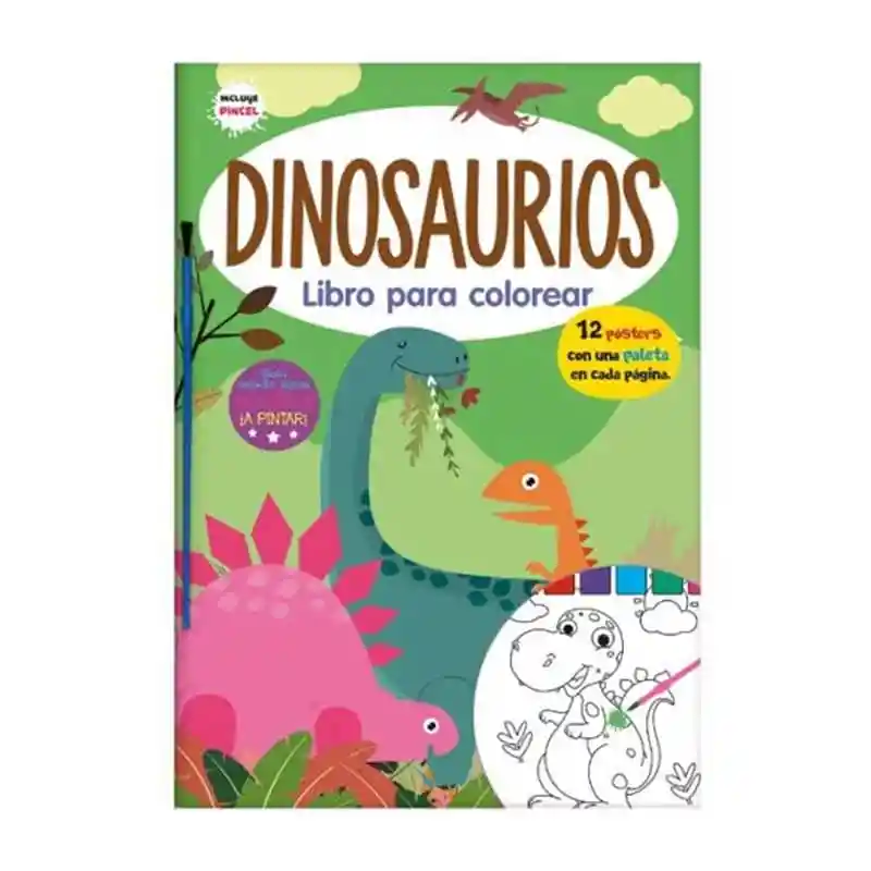 Libro Dinosaurios Para Colorear Lexus