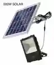 Lampara Reflector Led Solar 500w Fincas, Fachadas, Terrazas Ect