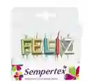 Paquete Velas Letras Feliz Cumpleaños Metal Surtida
