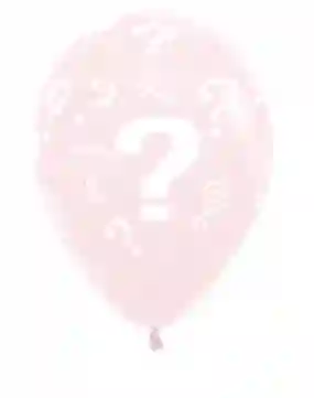 R-12 Globos Bombas Fiesta Sempertex Infinity Signo Interrogacion Pastel Mate X12