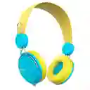 Diadema Havit Hv2198d Cyan Y Amarillo