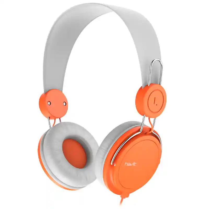 Diadema Havit Hv2198d Blanco Y Naranja