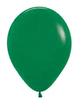 R-12 Bombas Globos Sempertex Fashion Verde Selva Paquete X12 Unidades