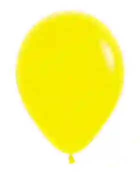 R-12 Bombas Globos Sempertex Fashion Amarillo Paquete X12 Unidades