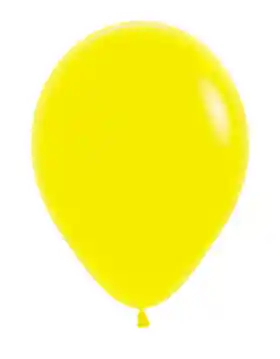 R-12 Bombas Globos Sempertex Fashion Amarillo Paquete X12 Unidades