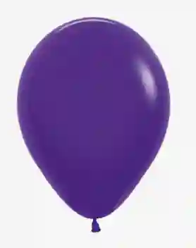 R-12 Bombas Globos Fiesta Sempertex Fashion Violeta Paquete X12 Unidades