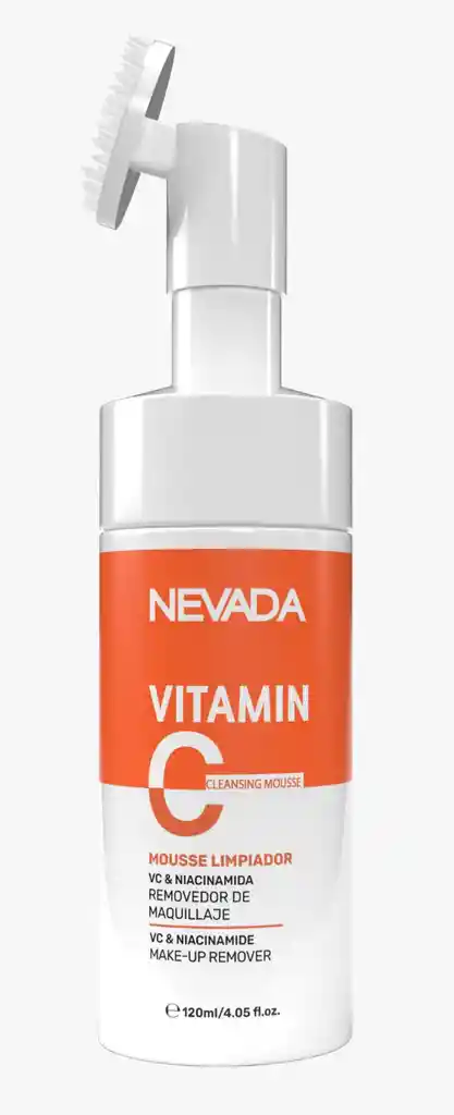 Nevada Mousse Limpiador De Vitamina C 120 Ml