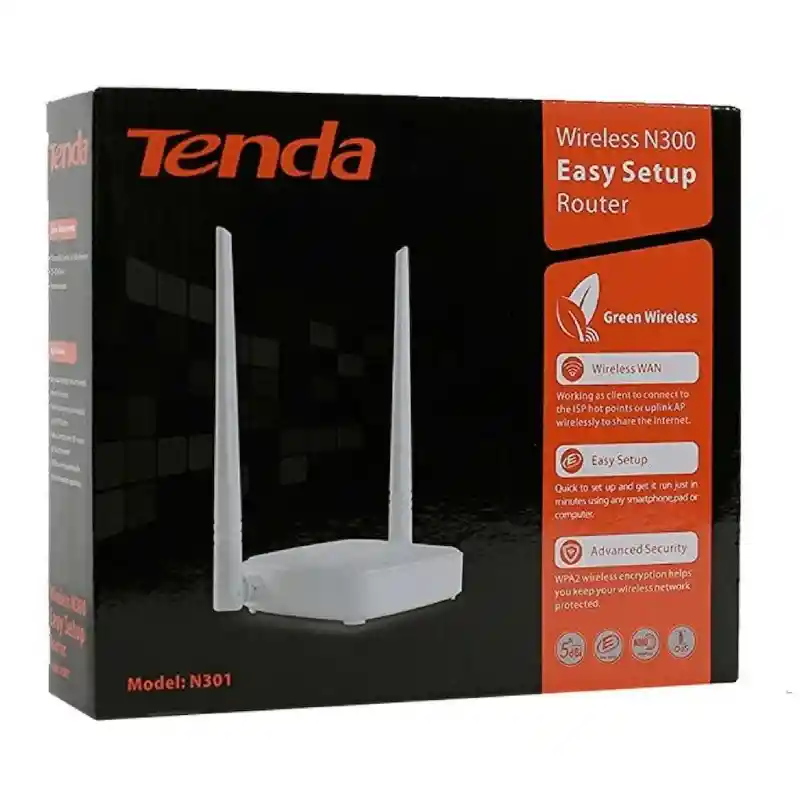 Router Repetidor Wifi Internet Tenda N301 / Amplificador De Señal Wifi