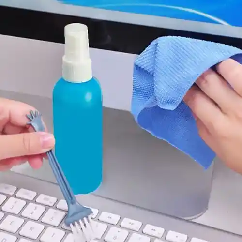 Kit De Limpieza Para Pantallas Y Pc 3 En 1/ Liquido Limpiador De Tv / Liquido Limpia Pantallas