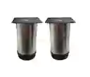 Pata Con Nivelador 10cm Acero Inoxidable X2