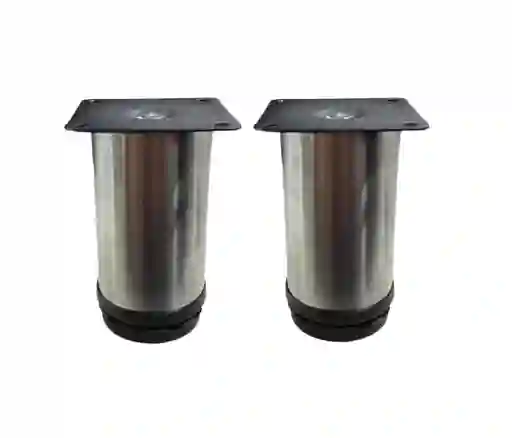 Pata Con Nivelador 10cm Acero Inoxidable X2