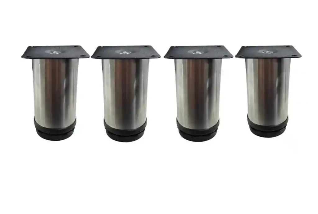 Pata Con Nivelador 10cm Acero Inoxidable X4