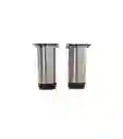 Pata Con Nivelador 12cm Acero Inoxidable X2