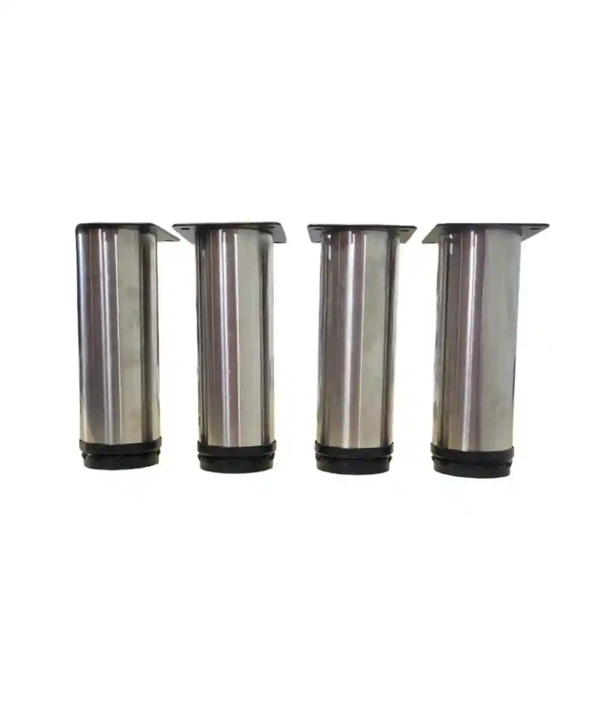 Pata Con Nivelador 15cm Acero Inoxidable X4