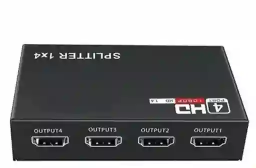 Multiplicador Splitter Hdmi 1 Entrada X 4 Salidas 1080p 1x4