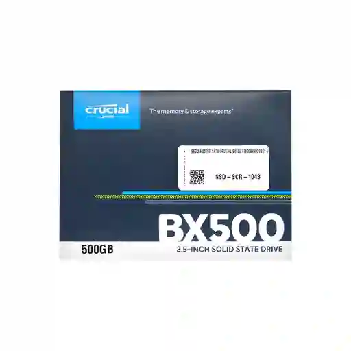Disco Ssd Crucial 500 Gb Bx500