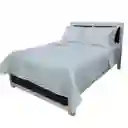 Edredón Unifaz Cama Doble 140x190cm Blanco Hogareto
