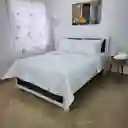 Edredón Unifaz Cama Doble 140x190cm Blanco Hogareto