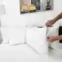 Set X 2 Almohadas Hoteleras Doble Funda Hogareto Blanco