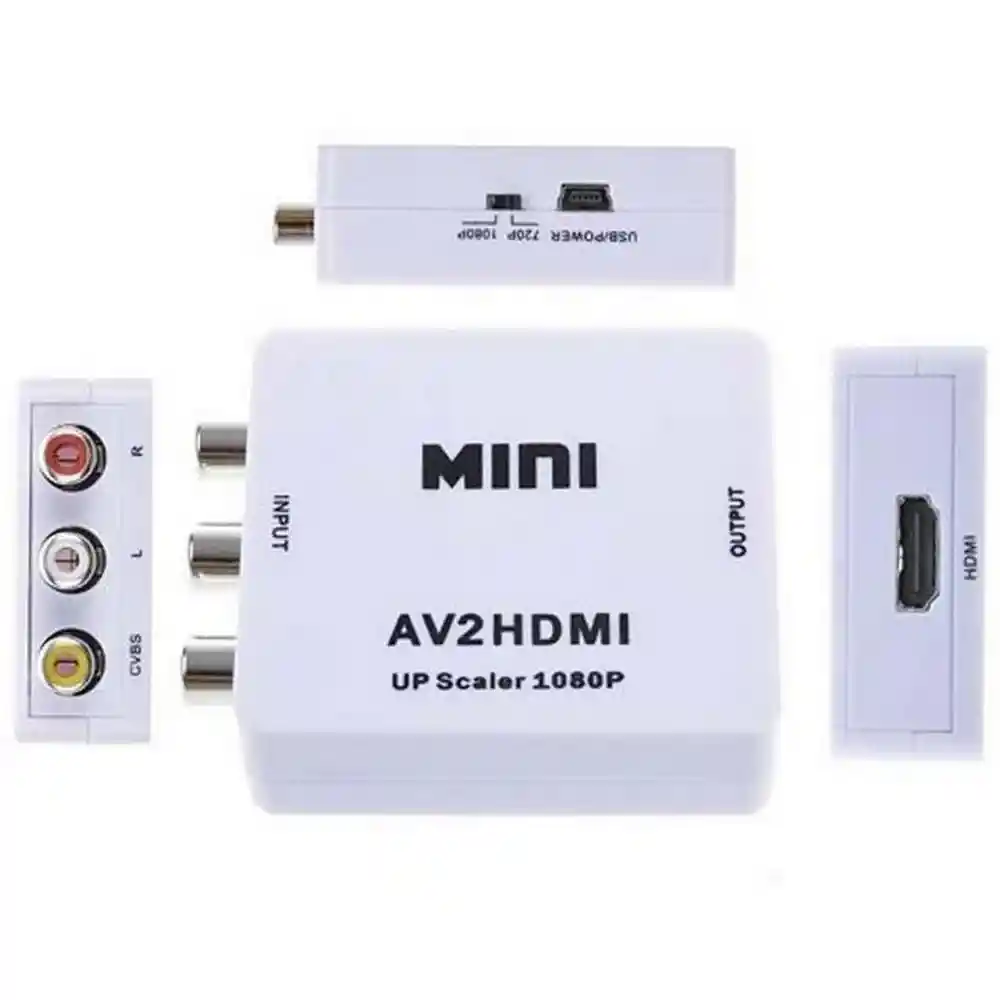 Convertidor De Rca (av) - Hdmi