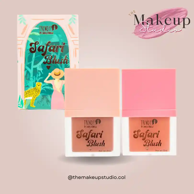 Kit Dúo Rubor Líquido Safari Blush Trendy